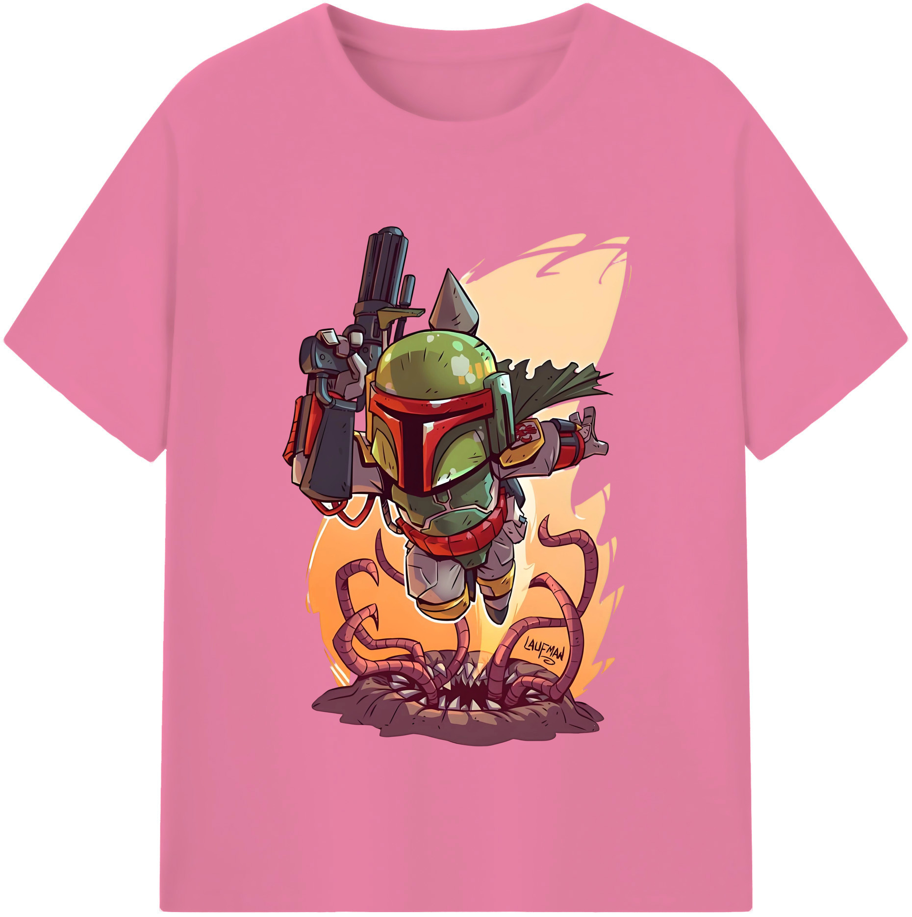 （画像用） スター・ウォーズ Star Wars 綿100％半袖Tシャツ（フロントプリント）